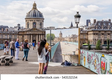 Paris, France - July 23.2015 - Street Artist In Paris