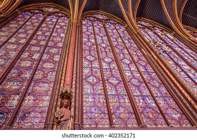 Paris, France, July 24.2015 - Sainte Chapelle in Paris