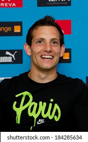 PARIS, FRANCE - JULY 7, 2011 - Renaud Lavillenie At Press Conference About Sport Meeting Areva