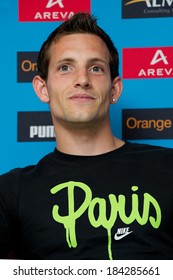 PARIS, FRANCE - JULY 7, 2011 - Renaud Lavillenie At Press Conference About Sport Meeting Areva