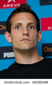 PARIS, FRANCE - JULY 7, 2011 - Renaud Lavillenie At Press Conference About Sport Meeting Areva