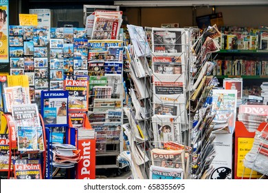 1,291 France Press Kiosk Images, Stock Photos & Vectors | Shutterstock