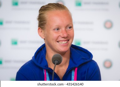 PARIS, FRANCE - JUNE 2 : Kiki Bertens At The 2016 French Open