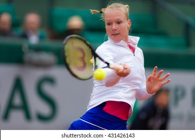 PARIS, FRANCE - JUNE 2 : Kiki Bertens In Action At The 2016 French Open