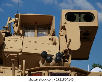 Paris, France - June.18.2008: M2A2 Bradely Armored Flighting Vehicle At Eurosatory 2008