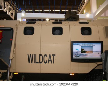 Paris, France - June.18.2008: WildCat Mine Resistant Ambush Protected Vehicle (MRAP) At Eurosatory 2008