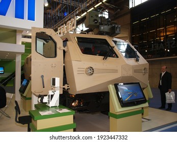 Paris, France - June.18.2008: WildCat Mine Resistant Ambush Protected Vehicle (MRAP) At Eurosatory 2008