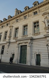 Paris, France - March 16, 2019: Tribunal Correctionnel, Criminal Court. The Tribunal De Grande Instance De Paris Located At The Palais De Justice In Paris, In L'Île De La Cité (city Center)