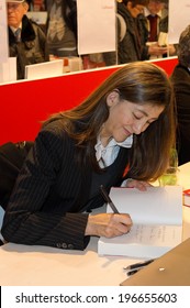 PARIS, FRANCE - MARCH 19, 2011 - Ingrid Betancourt At French Book Fair In Paris