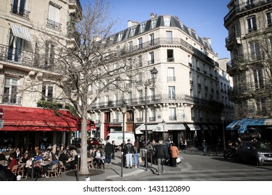 Paris, France - March, 22nd, 2019: Busy Morning Routine In Paris