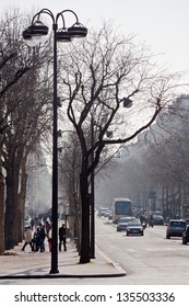 PARIS, FRANCE - MARCH 4: Early Spring In Paris, Avenue Kleber. It Was Named After Jean Baptiste Kleber, A French General During The French Revolutionary Wars, In Paris France On March 4, 2013