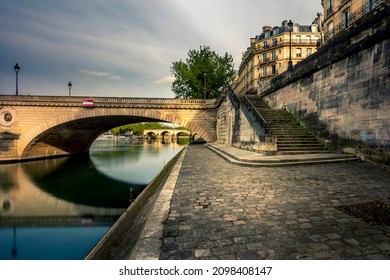 Paris, France - May 11, 2021: Seine River In Paris, France