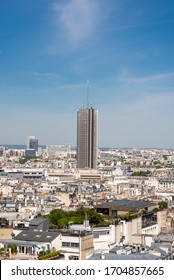 Paris. France - May 15, 2019: View On Modern Skyscraper Hotel Of The Hyatt Regency Paris Etoile (formerly Concorde Lafayette). View From Arc De Triomphe In Paris. France.