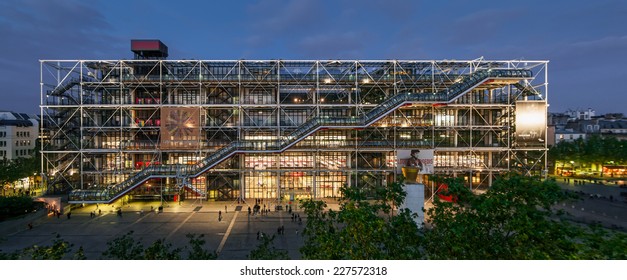 PARIS, FRANCE - MAY 2008: Image of the Centre Georges Pompidou on May 18th 2008 in Paris, France.