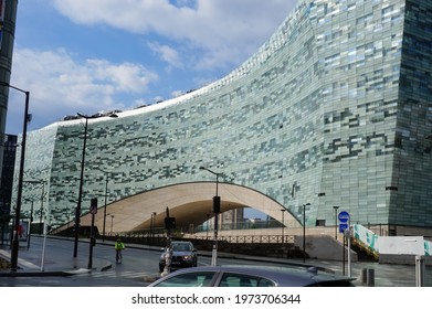 Paris, France - May 2021 - The Modern Headquarters Of 