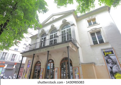 PARIS FRANCE - MAY 21, 2019: Theatre De L Atelier In Montmartre Paris France.