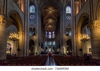 Notre Dame Interior Hd Stock Images Shutterstock