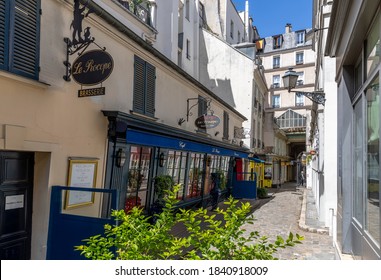 Paris, France - May 23, 2020: Historical Cafe Procope. It Is The Oldest Restaurant Of Paris In Continuous Operation - It Was Opened In 1686 .