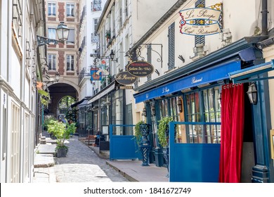 Paris, France - May 23, 2020: Historical Cafe Procope. It Is The Oldest Restaurant Of Paris In Continuous Operation - It Was Opened In 1686 .