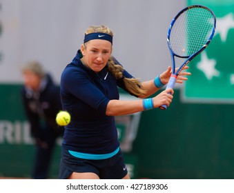 PARIS, FRANCE - MAY 24 : Victoria Azarenka In Action At The 2016 French Open