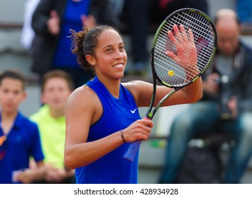 PARIS, FRANCE - MAY 26 : Madison Keys In Action At The 2016 French Open