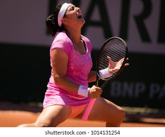 PARIS, FRANCE - MAY 26 : Ons Jabeur At The 2017 Roland Garros Grand Slam Tennis Tournament