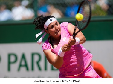 PARIS, FRANCE - MAY 26 : Ons Jabeur At The 2017 Roland Garros Grand Slam Tennis Tournament