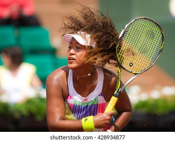 PARIS, FRANCE - MAY 27 : Naomi Osaka In Action At The 2016 French Open