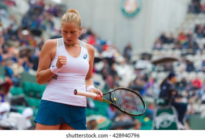 PARIS, FRANCE - MAY 29 : Shelby Rogers In Action At The 2016 French Open