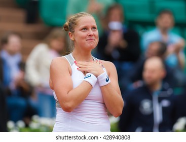 PARIS, FRANCE - MAY 29 : Shelby Rogers In Action At The 2016 French Open