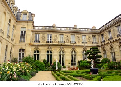 Paris, France - May 31th 2014 : The Garden Of The Élysée Palace, The Official Residence Of The President Of The French Republic. 