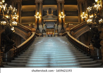 Paris, France - November, 04, 2009: interior view of Grand Opera