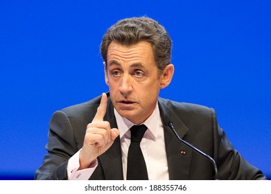 PARIS, FRANCE - NOVEMBER 23, 2011 : Nicolas Sarkozy At The 93rd Congress Of French Mayors