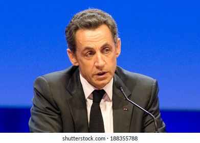 PARIS, FRANCE - NOVEMBER 23, 2011 : Nicolas Sarkozy At The 93rd Congress Of French Mayors