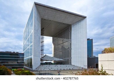 Paris,  France - October 6, 2009:  La Defense, The Grand Arc.