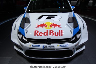 PARIS, FRANCE - OCTOBER 7th, 2014 : Volkswagen Polo R WRC At Paris Autoshow