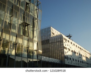 paris, france - september 01 2018 : modern building of the Hospital for Sick Children Necker. - Shutterstock ID 1210289518