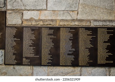 Paris, France - September 14, 2022 The Shoah Memorial Is A Place Of Remembrance Of The Genocide Of The Jews, Located In Paris In France