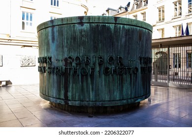 Paris, France - September 14, 2022 The Shoah Memorial Is A Place Of Remembrance Of The Genocide Of The Jews, Located In Paris In France