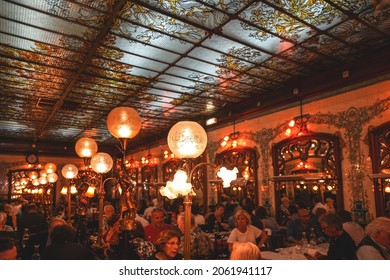 Paris, France - September 2021 : View Inside 