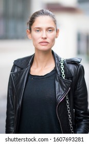 PARIS, FRANCE - SEPTEMBER 27: Bianca Balti Seen In The Streets Of Paris On September 27, 2017 In Paris, France. 