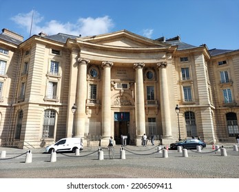 Paris, France-28.10.2019: Faculty Of Law Of Paris, Panthéon