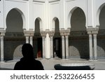 Paris Great Mosque central courtyard, France