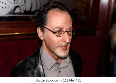 PARIS - MAR 30, 2018: Jean Reno , The French Actor,  The Wax Museum Grevin In Paris, France