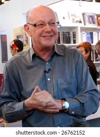 PARIS - MARCH 15: French Writer, Journalist And Political Activist Jean-Francois Kahn At The International Book Fair - Salon Du Livre 2009 On March 15, 2009 In Paris, France