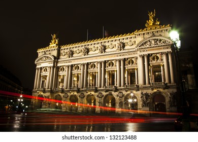 Paris Opera House by night