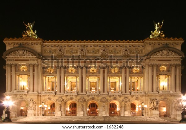 Paris Opera Night Stock Photo Edit Now 1632248