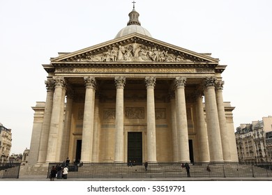 Paris Pantheon Facade