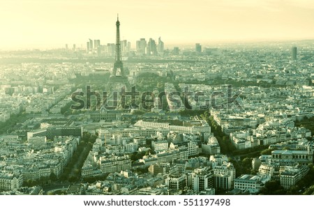 Similar – Foto Bild Eiffelturm in Paris bei goldenem Sonnenuntergang