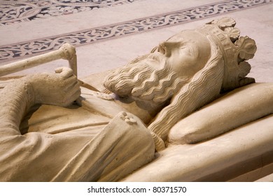 Paris - Tomb Of King Clovis I, From Saint Denis Gothic Cathedral